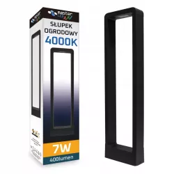 Oświetlenie zewnętrzne SŁUPEK lampa ogrodowa LED 50 cm RIO antracyt IP54-5908263388611