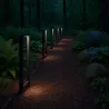 Lampa LED Ogrodowa stojąca słupek 60cm zewnętrzna 4000K LED czarna-5904703015741