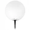 Lampa LED WBIJANA KULA Ogrodowa 35CM Biała NAZIEMNA E27-5908263383760