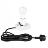 Lampa LED WBIJANA KULA Ogrodowa 35CM Biała NAZIEMNA E27-5908263383760