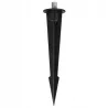 Lampa LED WBIJANA KULA Ogrodowa 35CM Biała NAZIEMNA E27-5908263383760