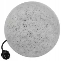 Lampa ogrodowa LED kula E27 35cm kamienna-5908263383746