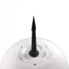 Lampa ogrodowa Kula solarna RGB LED 30cm wbijana naziemna biała mleczna-5908263383777