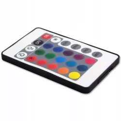 Lampa ogrodowa Kula solarna RGB LED 30cm wbijana naziemna biała mleczna-5908263383777