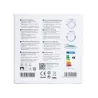Downlight podtynkowy LED E6 20W okrągły 3000K ciepły - 8433325210120