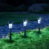 Solarna lampa ogrodowa latarenka LED do ogrodu 29 cm lampa wbijana - 8433325224189