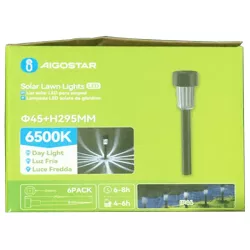 Solarna lampa ogrodowa latarenka LED do ogrodu 29 cm lampa wbijana - 8433325224189
