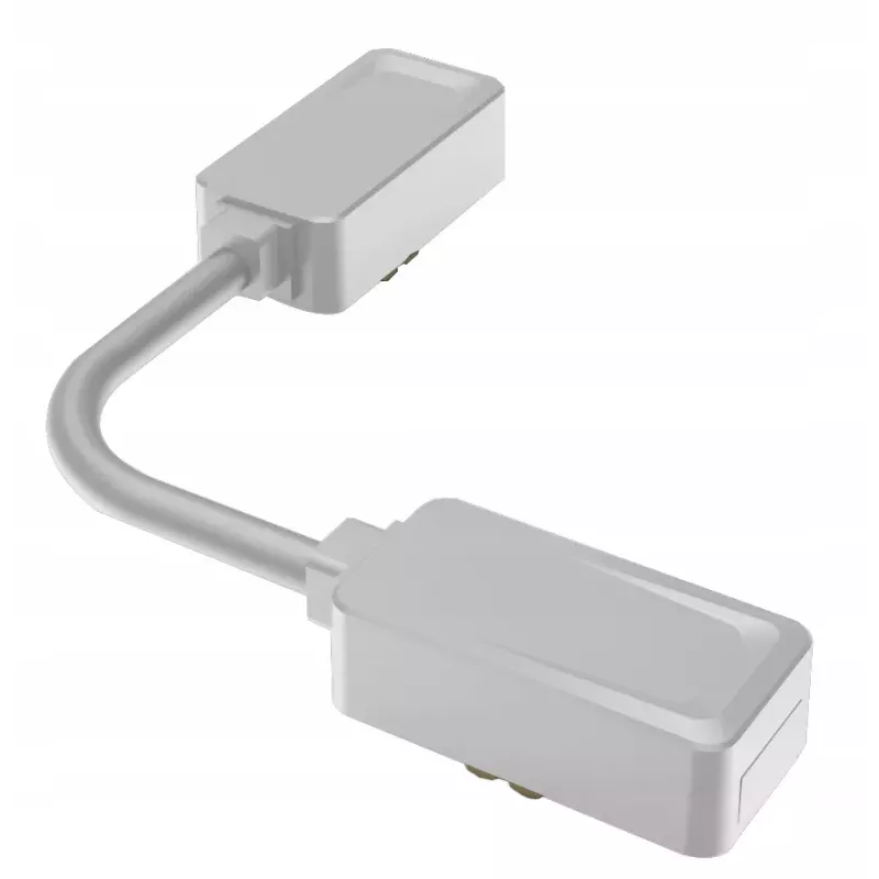 Łącznik zasilający Luxo 48V kabel biały-5904703005063