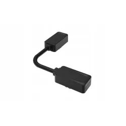 Łącznik zasilający Luxo 48V kabel czarny-5904703005056