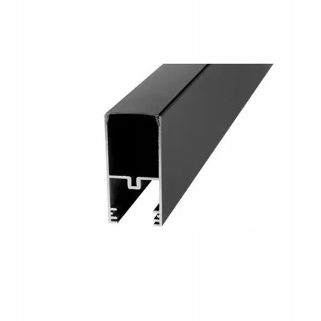 Szynoprzewód 48V Luxo profil czarny natynk 1m-5904703008132