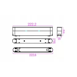 Podstawka Luxo 48V do Linea 12W biała-5904703005100