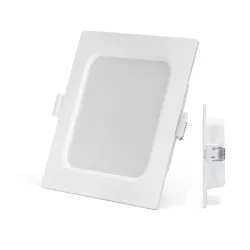 Downlight kwadratowy podtynkowy LED E6 6W 6500K zimny - 8433325210175