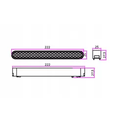 Tracklight LED Luxo 48V 12W 4000K Linea UGR19-5904703004691