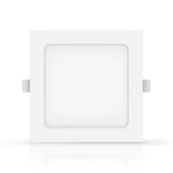 Downlight kwadratowy podtynkowy LED E6 9W 3000K ciepły - 8433325210182