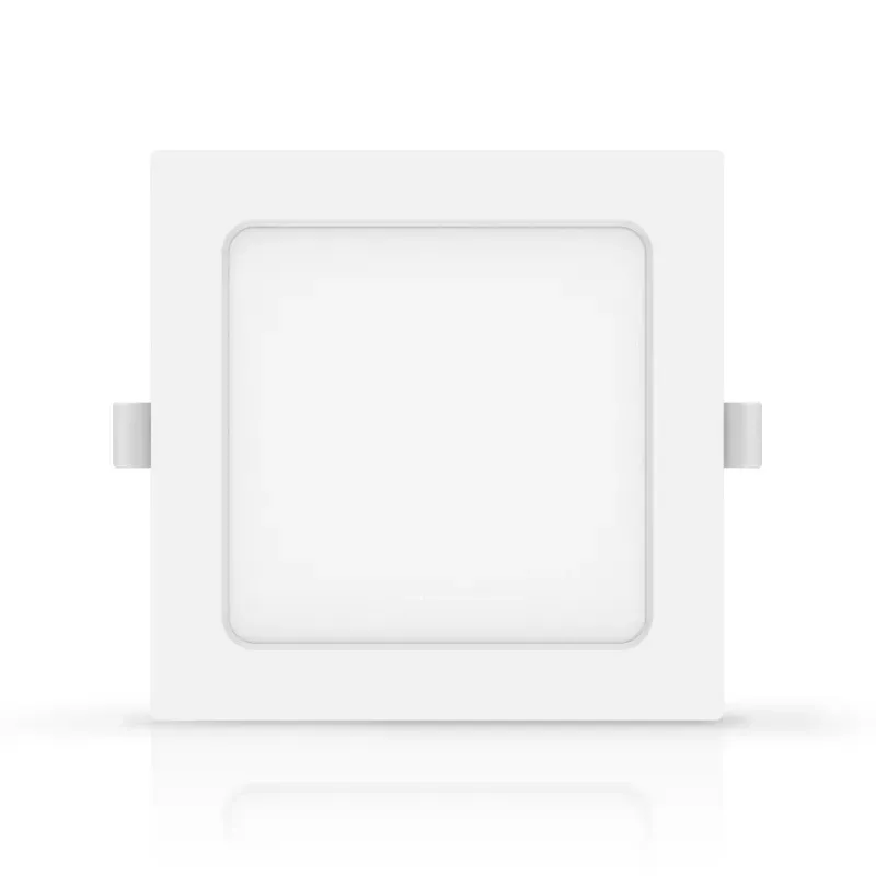 Downlight kwadratowy podtynkowy LED E6 9W 3000K ciepły - 8433325210182