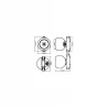 LAMPA LED LUXO 10W CZARNY MAT 4000K 800LM 350 STOPNI OBROTU-5904703004561