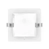 Podtynkowy kwadratowy downlight LED E6 9W Żółte światło - 8433325210182