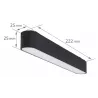 LAMPA SZYNOWA MAGNETYCZNA LED LUXO LINEA 12W 4000K CZARNA-5904703004622