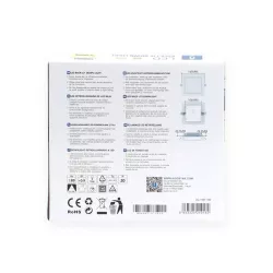 Downlight kwadratowy podtynkowy LED E6 9W 3000K ciepły - 8433325210182