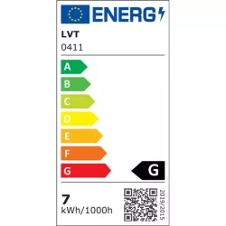 Lampa LED Luxo 48V 7W 4000K 36° wisząca biała.-5904703008101