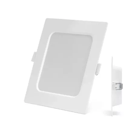 Downlight kwadratowy podtynkowy LED E6 9W 4000K neutralny - 8433325210199