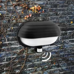 Kinkiet zewnętrzny lampa ogrodowa CZUJNIK RUCHU elewacyjna ścienna E27 LED-5908263380431