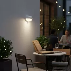 Kinkiet zewnętrzny lampa ogrodowa CZUJNIK RUCHU elewacyjna ścienna E27 LED-5908263386624