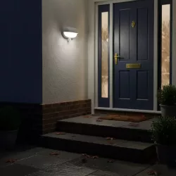 Kinkiet zewnętrzny lampa ogrodowa CZUJNIK RUCHU elewacyjna ścienna E27 LED-5908263386624