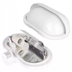 Kinkiet zewnętrzny lampa ogrodowa CZUJNIK RUCHU elewacyjna ścienna E27 LED-5908263386624