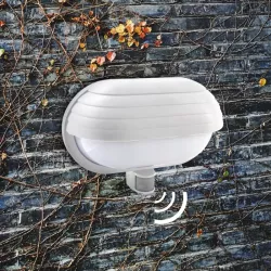 Kinkiet zewnętrzny lampa ogrodowa CZUJNIK RUCHU elewacyjna ścienna E27 LED-5908263386624