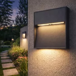 Kinkiet zewnętrzny lampa ogrodowa zewnętrzna elewacyjna ścienna SCHODY LED-5908263388642