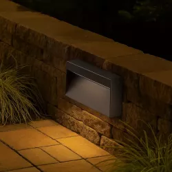 Kinkiet zewnętrzny lampa ogrodowa oprawa na schody LED elewacyjna ścienna-5908263388666