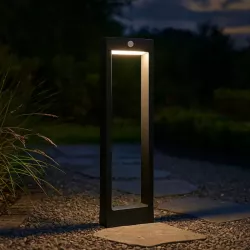 Lampa ogrodowa SOLARNA słupek stojąca 60cm CZUJNIK RUCHU zewnętrzna-5903002038574