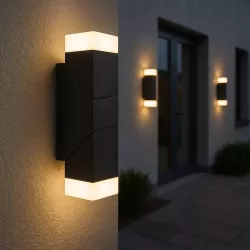 Lampa LED 12W kinkiet ogrodowy elewacyjna zewnętrzna oprawa ścienna-5904703019084