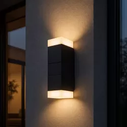 Lampa LED 12W kinkiet ogrodowy elewacyjna zewnętrzna oprawa ścienna-5904703019084