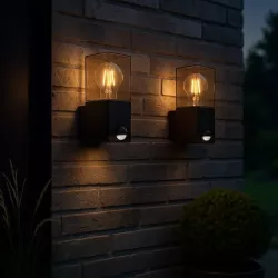 Kinkiet zewnętrzny CZUJNIK RUCHU lampa ogrodowa zewnętrzna ścienna E27 LED-5904703019657