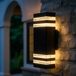 Kinkiet zewnętrzny lampa ogrodowa zewnętrzna elewacyjna ścienna GU10 LED-5904703002512