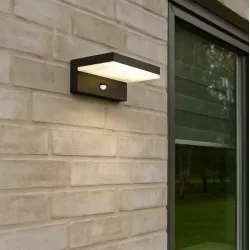 Kinkiet zewnętrzny lampa ogrodowa CZUJNIK RUCHU zewnętrzna ścienna LED 9W-5904703019633