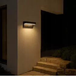 Kinkiet zewnętrzny lampa ogrodowa CZUJNIK RUCHU zewnętrzna ścienna LED 9W-5904703019633