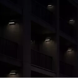 Kinkiet zewnętrzny lampa ogrodowa CZUJNIK RUCHU zewnętrzna ścienna LED 9W-5904703019633