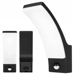 Kinkiet zewnętrzny LED 12W lampa CZUJNIK RUCHU ogrodowa elewacyjna ścienna-5904703019732
