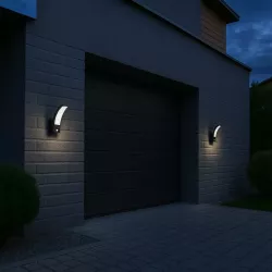 Kinkiet zewnętrzny LED 12W lampa CZUJNIK RUCHU ogrodowa elewacyjna ścienna-5904703019732