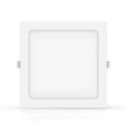 Downlight kwadratowy podtynkowy LED E6 15W 3000K ciepły - 8433325210212
