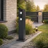 Lampa ogrodowa stojąca słupek ELEKTRYCZNY 4x Gniazdo HERMETYCZNE-5904703000150