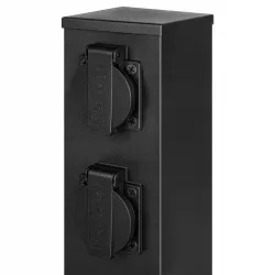 Lampa ogrodowa stojąca słupek ELEKTRYCZNY 4x Gniazdo HERMETYCZNE-5904703000150