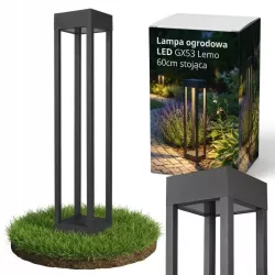 Lampa LED Ogrodowa 60cm zewnętrzna słupek stojąca GX53 LED-5904703009900