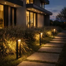 Lampa LED Ogrodowa 60cm zewnętrzna słupek stojąca LED regulacja 4000K-5904703009962