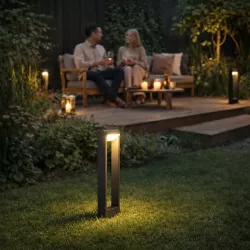 Lampa LED Ogrodowa 60cm zewnętrzna słupek stojąca LED regulacja 4000K-5904703009962