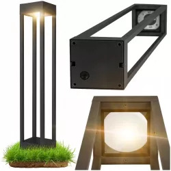 Lampa LED Ogrodowa 80cm zewnętrzna słupek stojący GX53 LED IP54 ANTRACYT-5904703019541