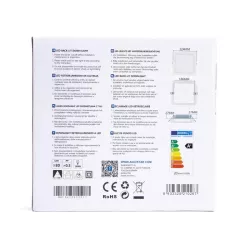 Downlight kwadratowy podtynkowy LED E6 20W 6500K zimny - 8433325210267